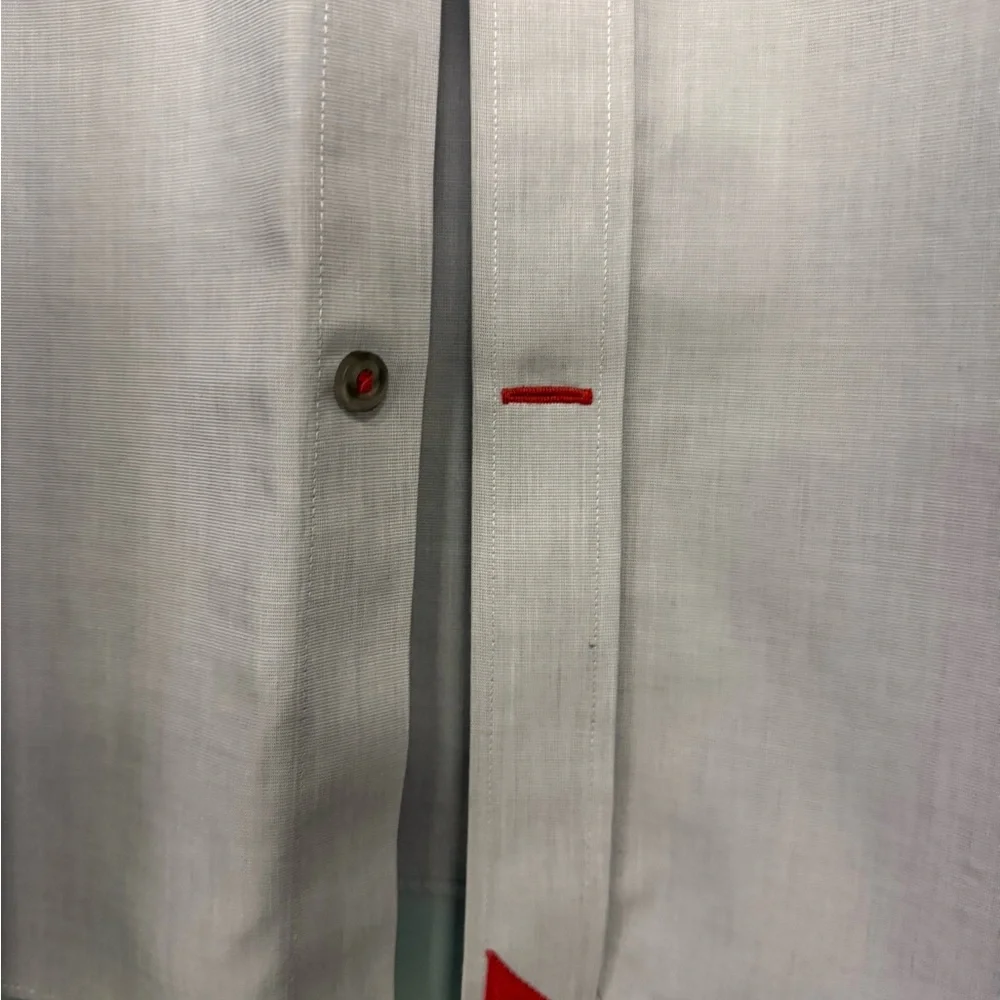 UNTUCKit Men's Light Gray Long-Sleeve Button-Up Shirt 2XL - Picture 3 of 5